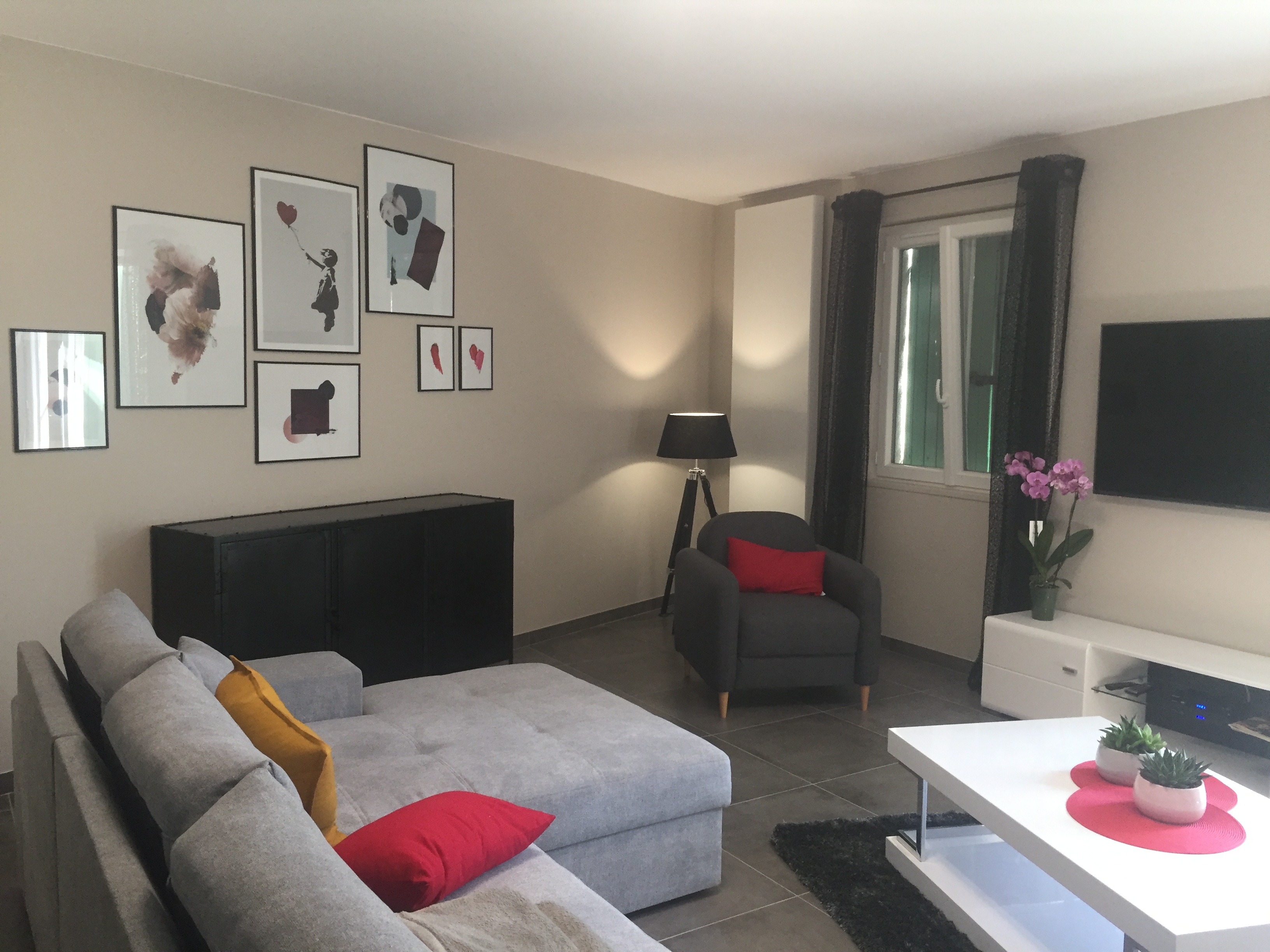 Salon transformé
