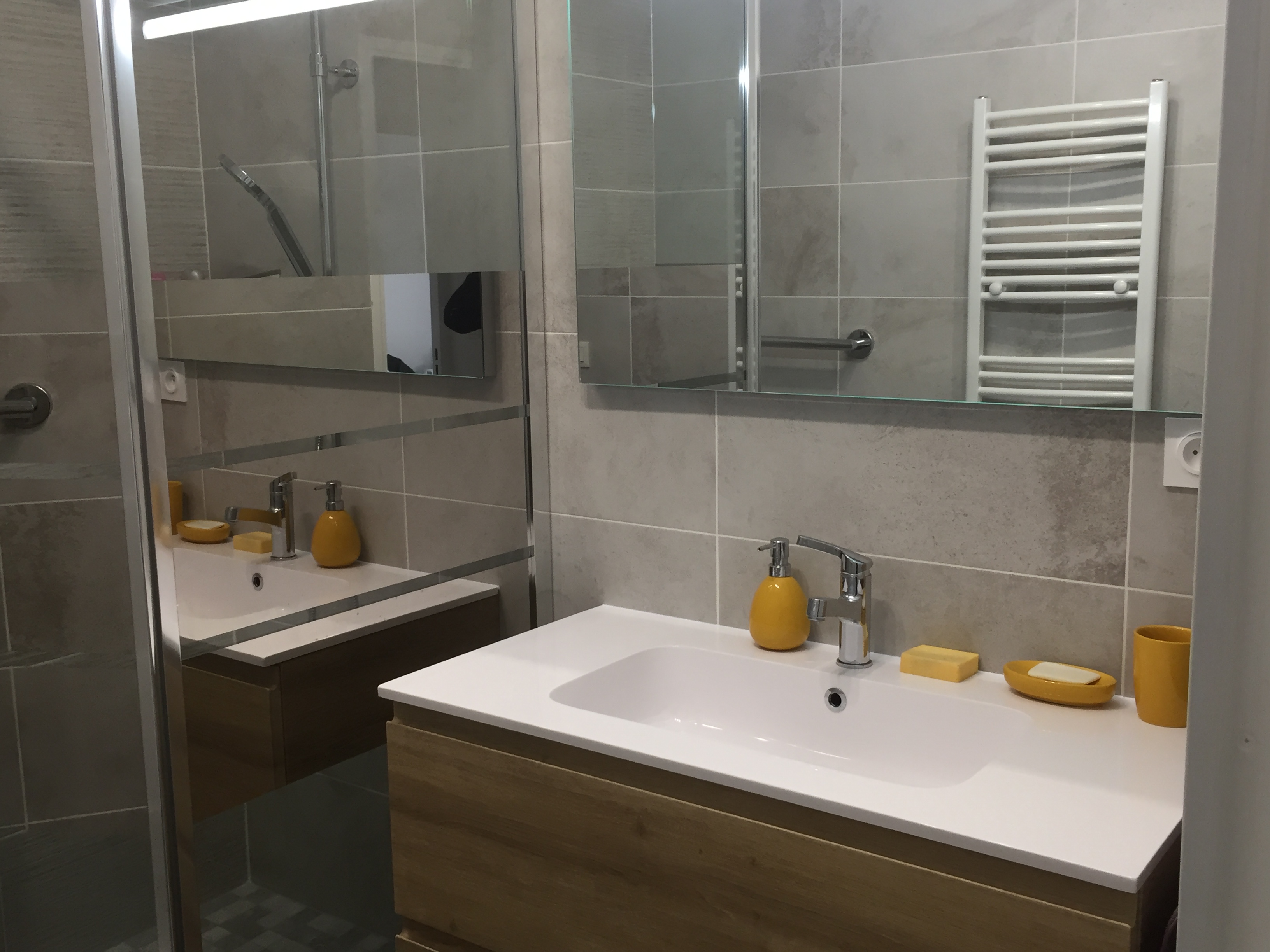 Salle de bain nature