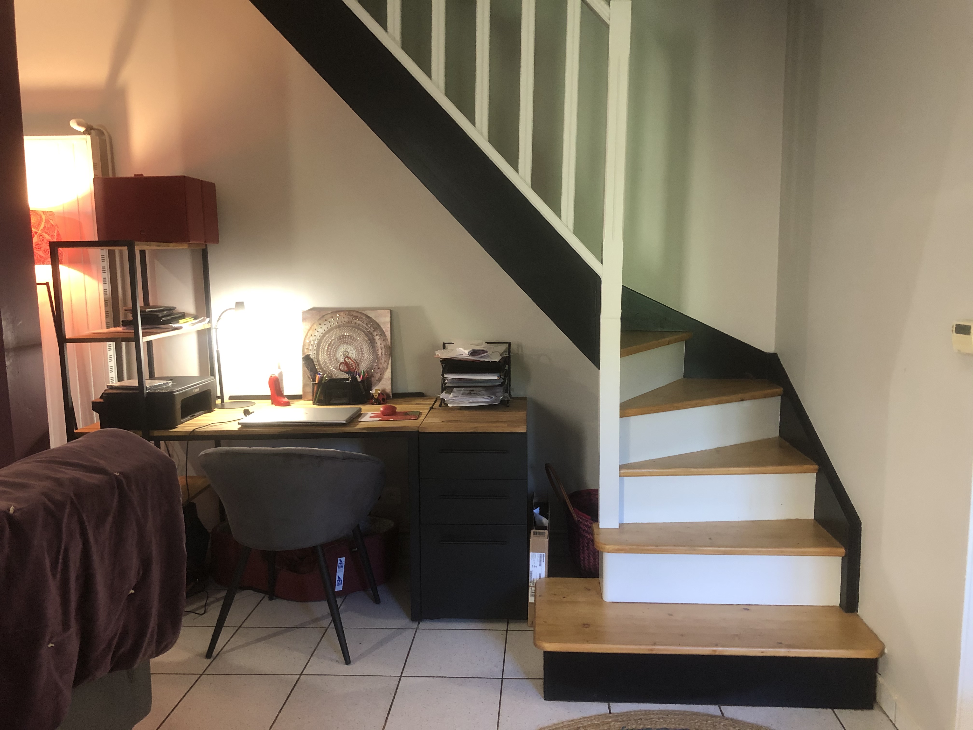 Un escalier modernisé