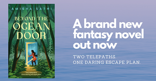 Banner for Beyond the Ocean Door, a new fantasy novel