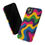 Thumbnail: Rebel Wiring Co. Vibrant Phone Case, Colorful Wave Design, Tough Cases