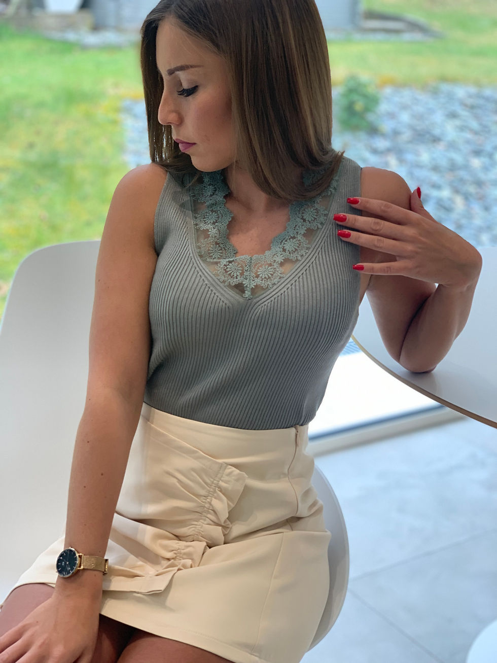Miniature : Jupe Linda beige