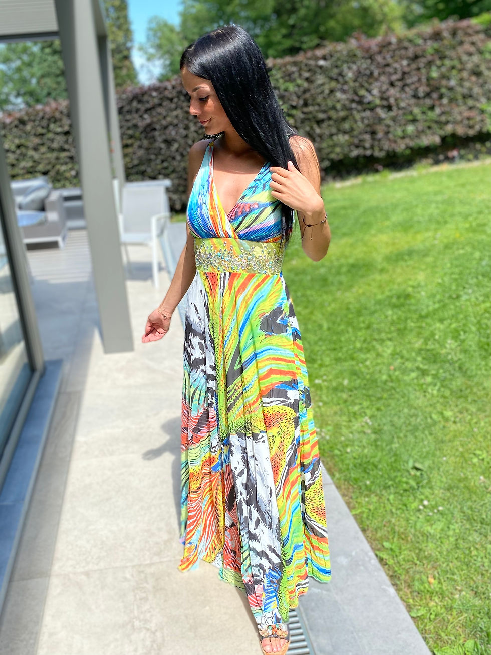 Miniature : Robe Camila vert