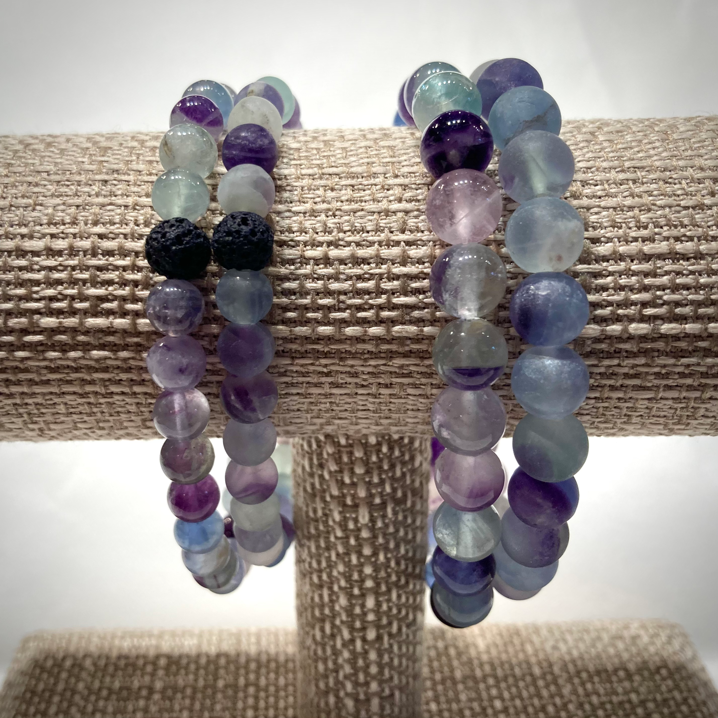 Multi-Colored Fluorite Bracelet