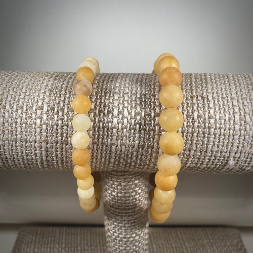 Yellow Jade Bracelet Crystal Waters