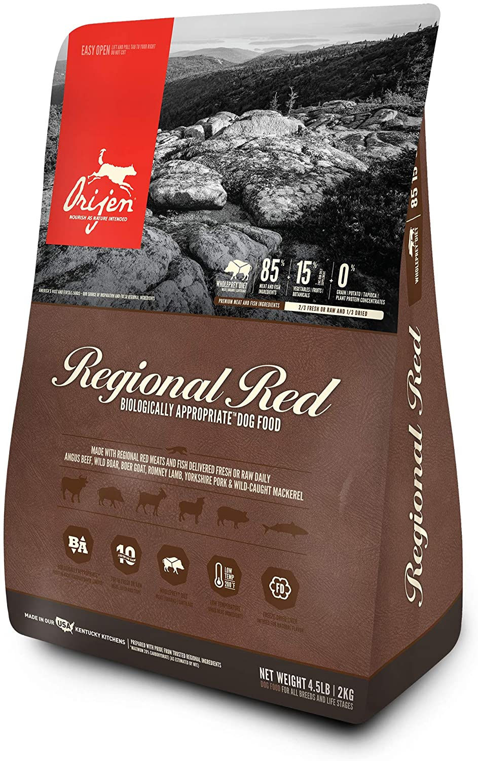 サムネイル： オリジン レジオナルレッド　Orijen Regional Red