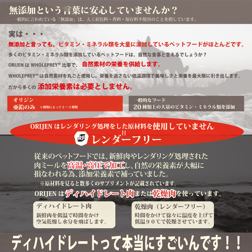 無添加 レンダーフリーdog