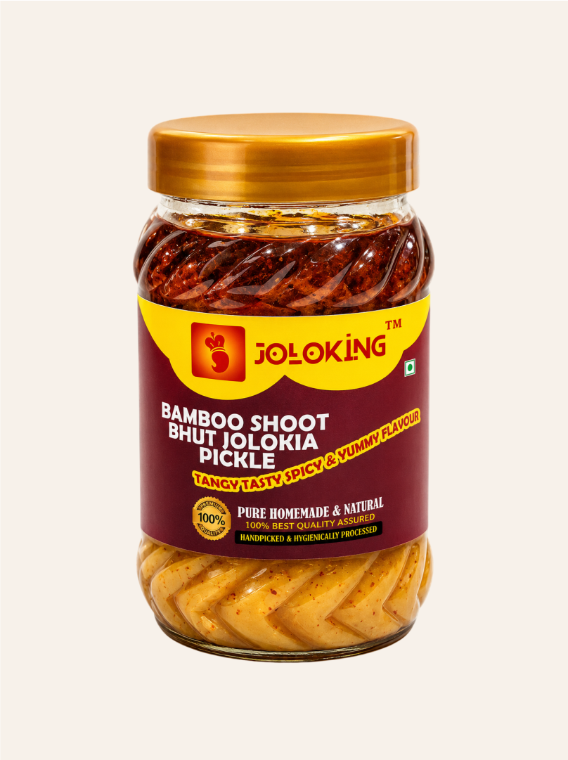 Bamboo Shoot & Bhut Jolokia (Ghost Pepper) Pickle (200gm)
