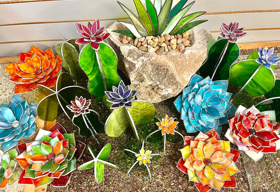 Thumbnail: 3D Cactus Pattern - 3 shapes included as well as succulent topper