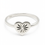 Miniature : Bague coeur en argent 925