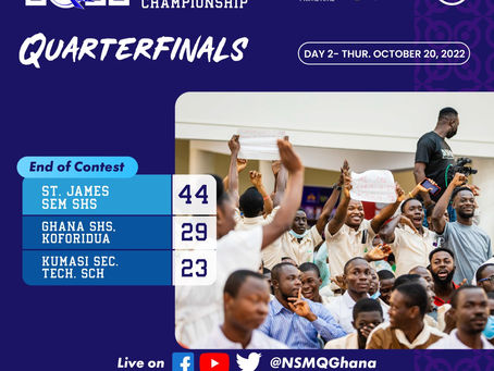 NSMQ2022: The “Ahoteefoɔ” make the Bono Region Proud, book a semifinal spot