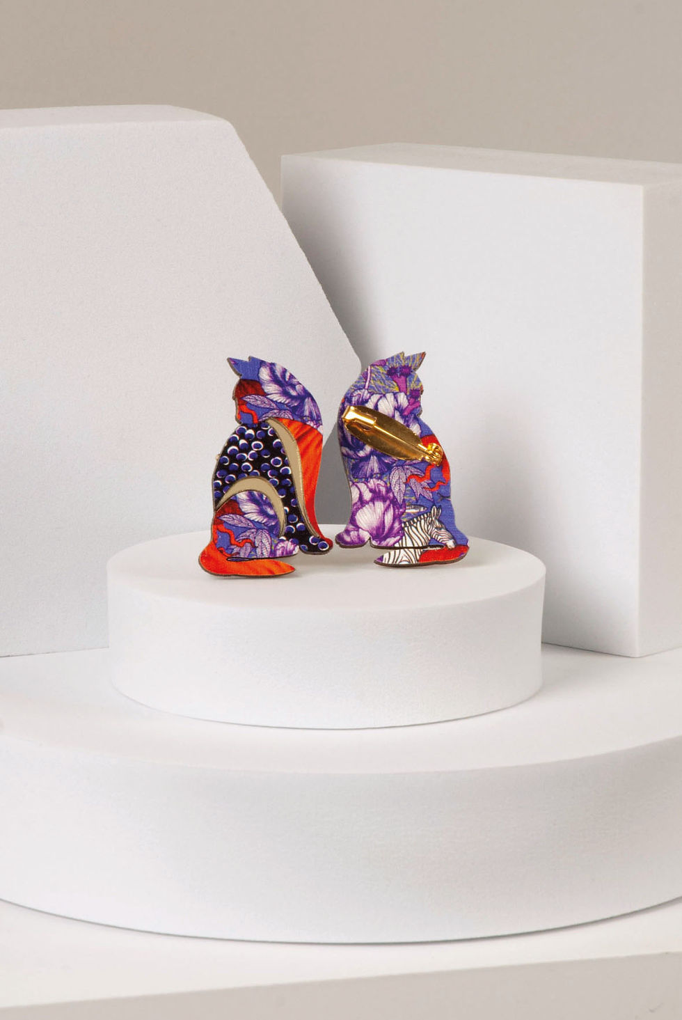 Miniatura: Spilla Gatto Grapes