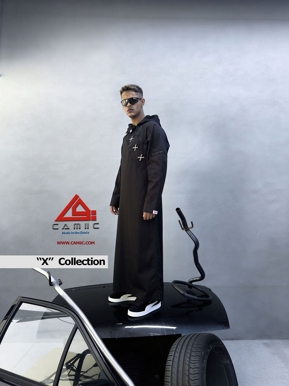 Thumbnail: 'X' Collection - Black Hoodie