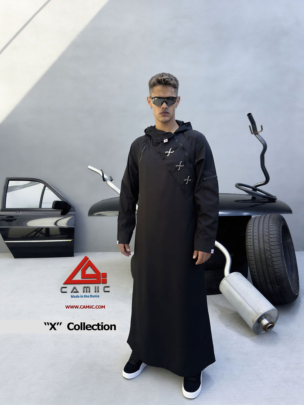 Thumbnail: 'X' Collection - Black Hoodie