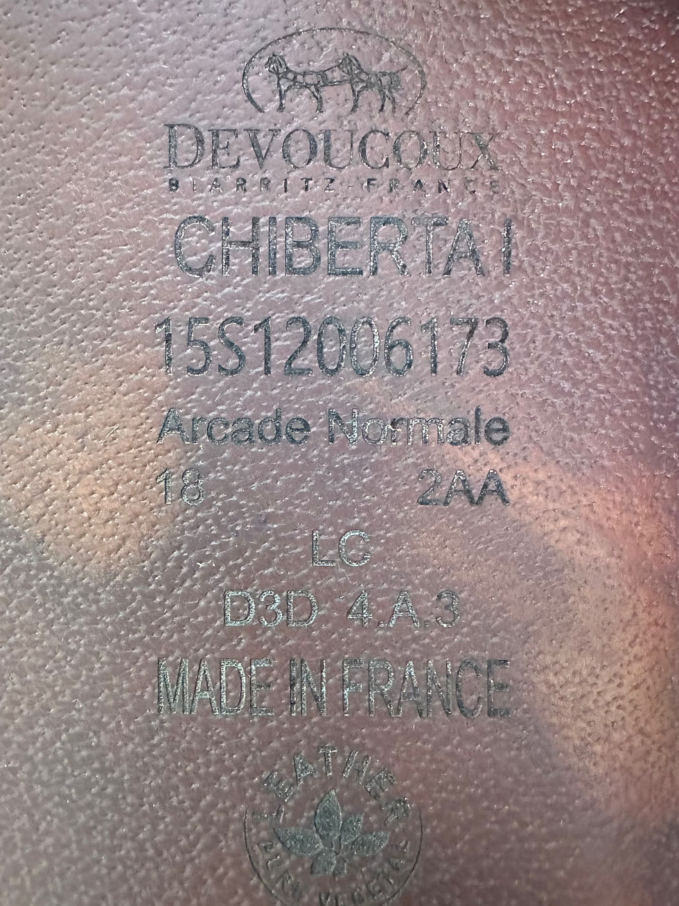 Thumbnail: 2015/2022 Devoucoux Chiberta I / Ioldy 18" 2AA, Full Buffalo, #15S12006173