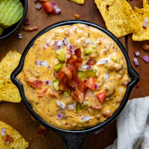 Hot Cheeseburger Dip