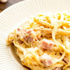 Ham and Mushroom Linguini Casserole