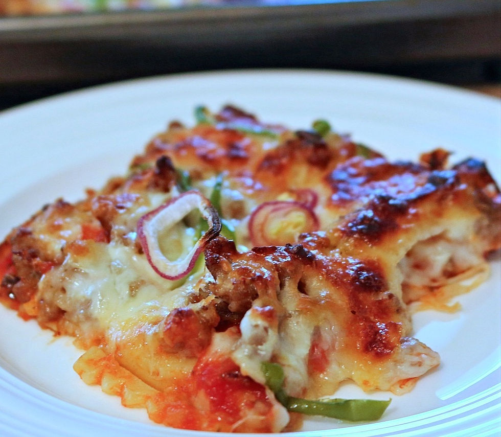 Pizza Ravioli Casserole