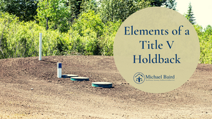 Elements of a Title V Holdback