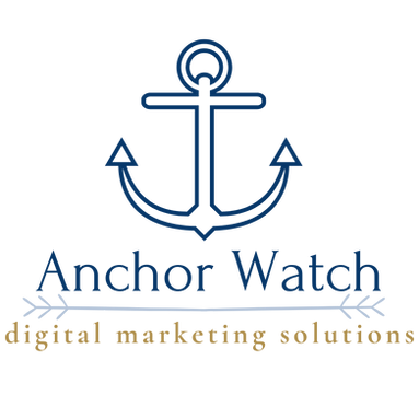 Anchor with name of business Anchor Watch Marketing