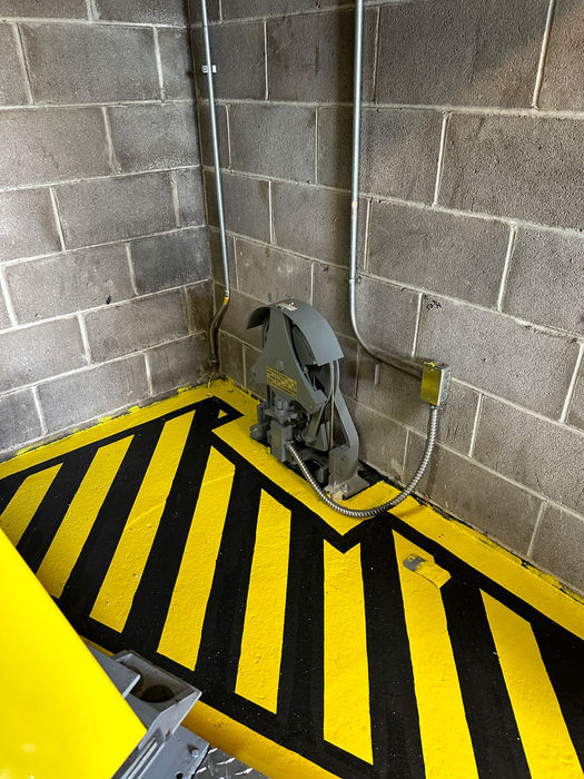 Before and after commercial elevator modernization by Prime Elevator Corp in Houston, Texas.”