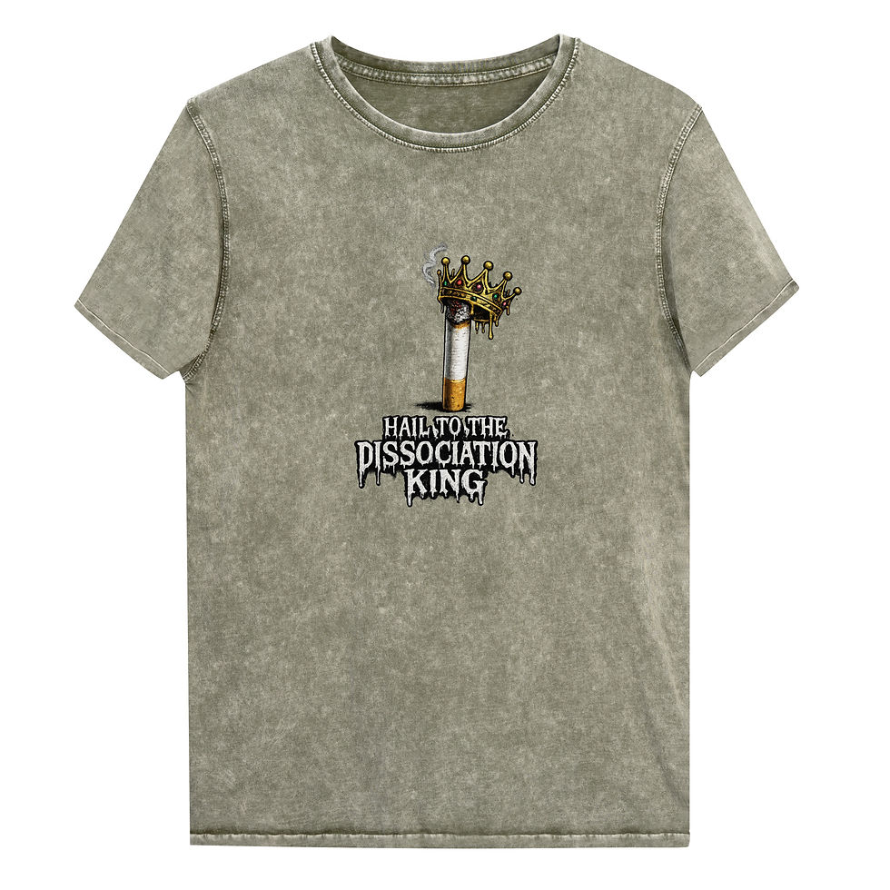 Thumbnail: Hail to the Dissociation King (Denim T-Shirt)