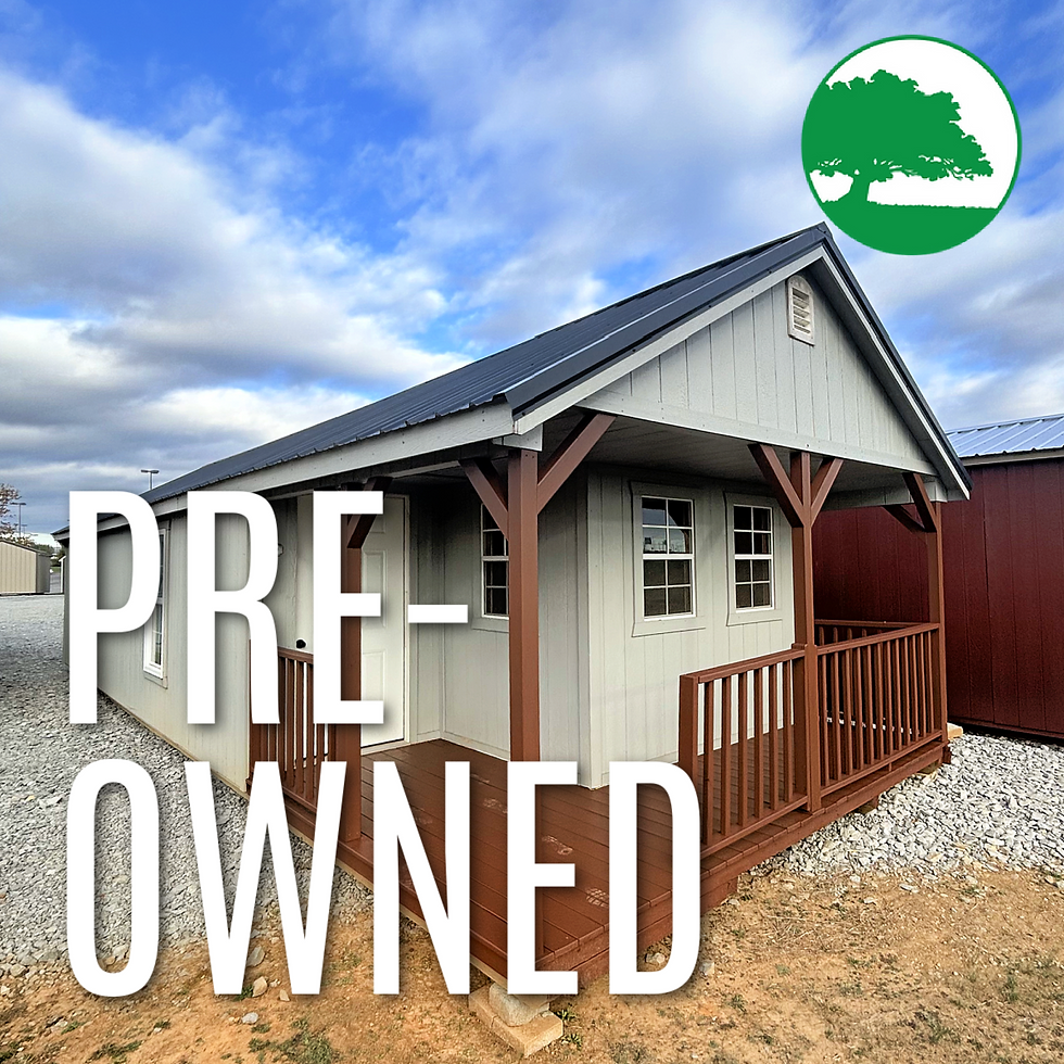 PRE-OWNED 14' x 40' Painted "Deluxe Cabin"