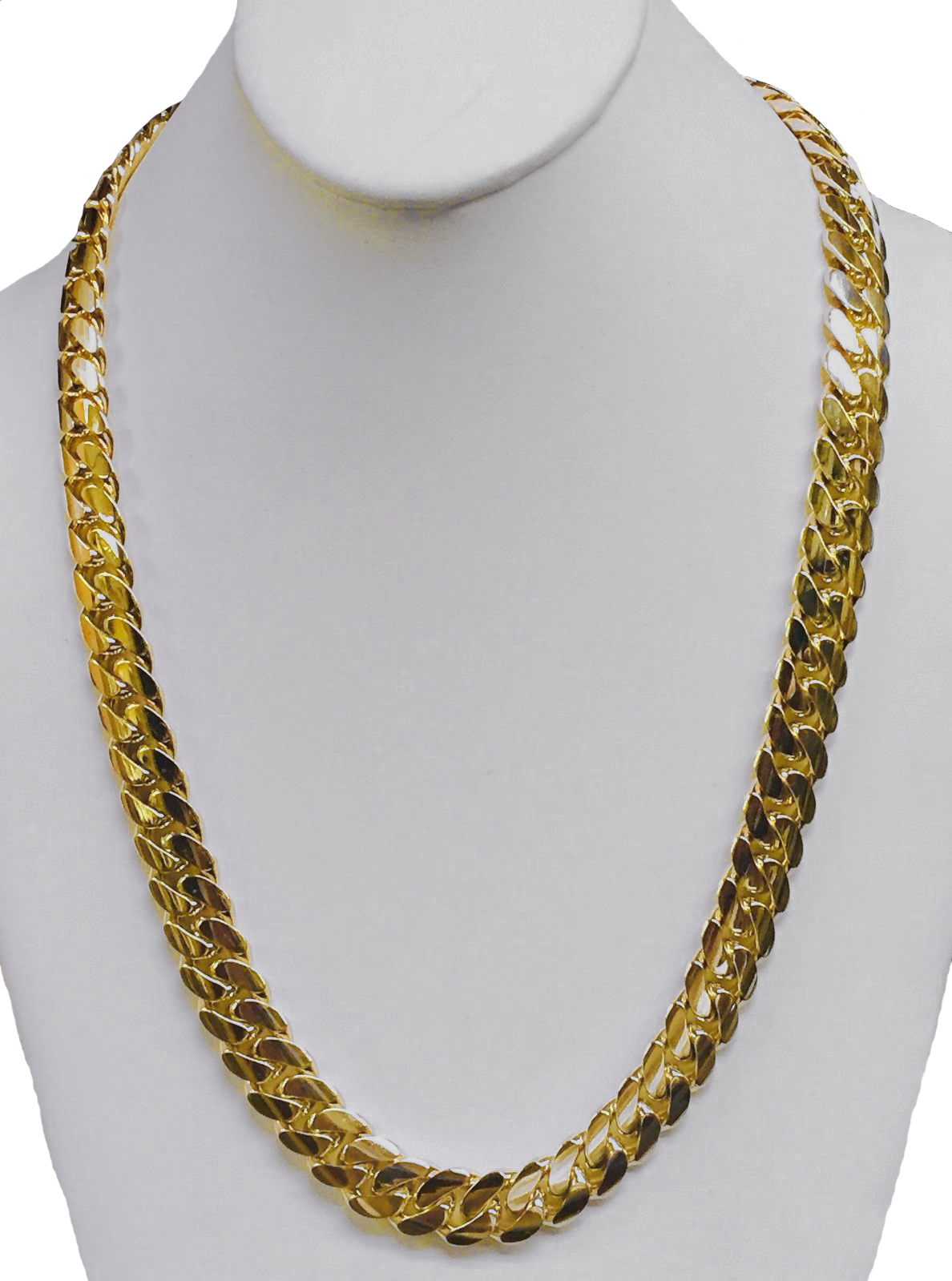 14K Solid Gold Miami Cuban Link Chain 16mm, 550 Grams, 30in