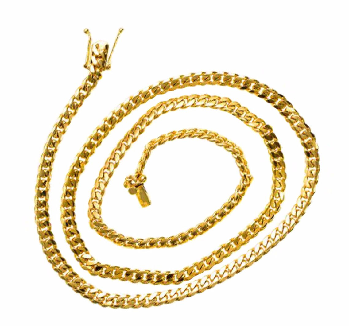 10K Solid Gold Miami Cuban Link Chain 9mm, 30 inches, 153 Grams