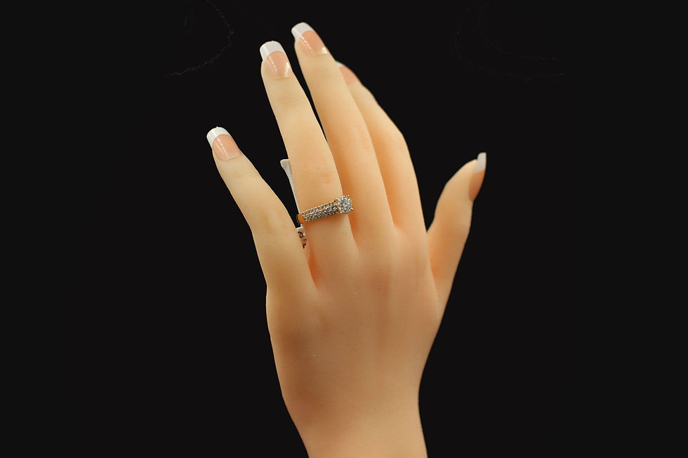 Thumbnail: 14K Rose Gold 1.02 CTW Diamond Anniversary or Fashion Ring, 2.96 Grams