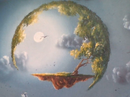 Wolkjes varen voorbij