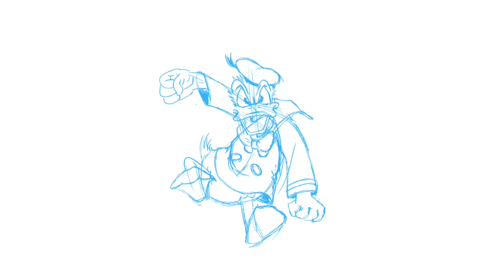 Angry Donald Duck
