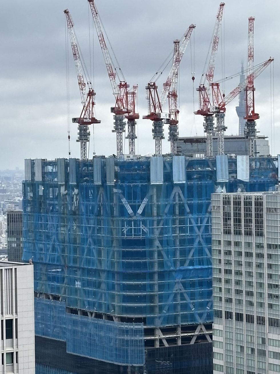 〇ビル屋上から見た〇ーチ