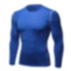 Thumbnail: 1pcs Men's Long-Sleeved Thermal Underwear Male Thin Tight Fitting Fast Dry