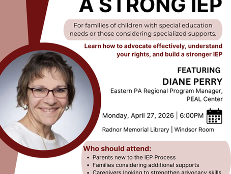 Developing a Strong IEP Workshop