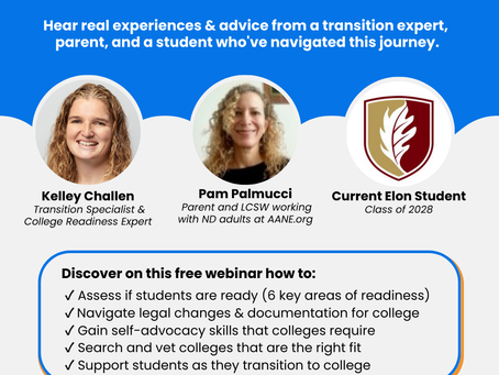 Upcoming Events for Post-Secondary Transitions!