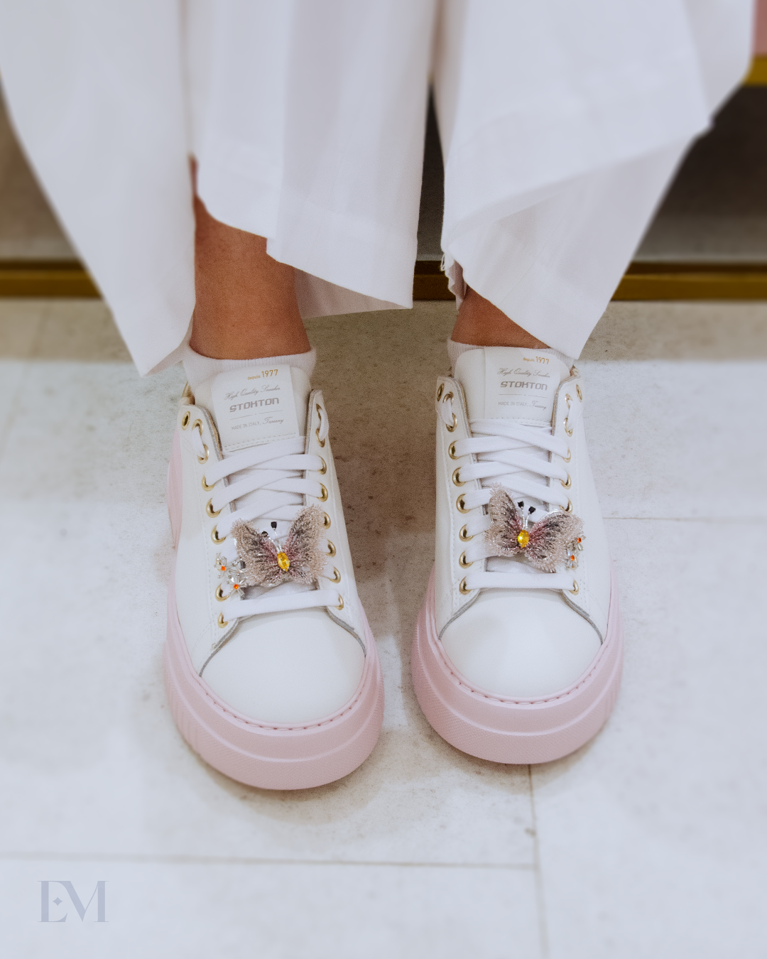 Baskets blanches - STOKTON