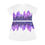 Thumbnail: Crystal dress - purple crystals formation - T-Shirt Dress (AOP)