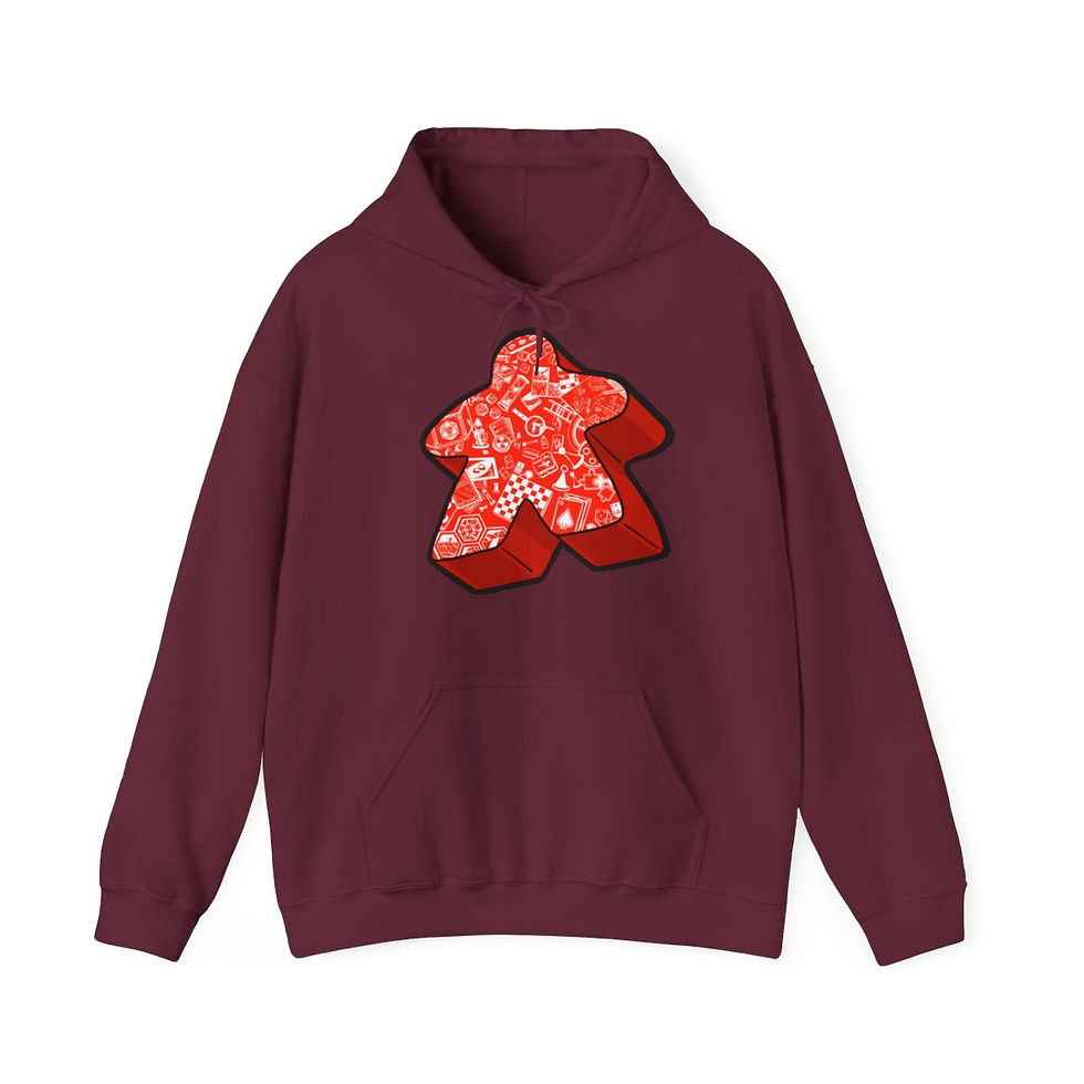 Thumbnail: Table Top Meeple - Unisex Heavy Blend Hooded Sweatshirt
