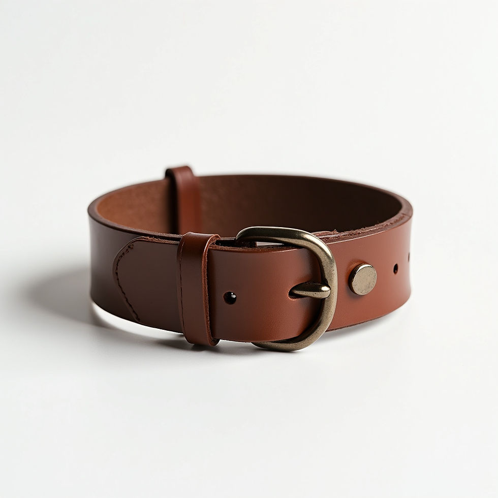Minimalist Leather Collar