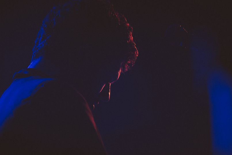 Man on Stage