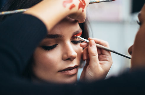 applying mascara