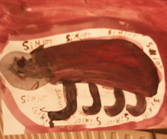simiot primitf painting