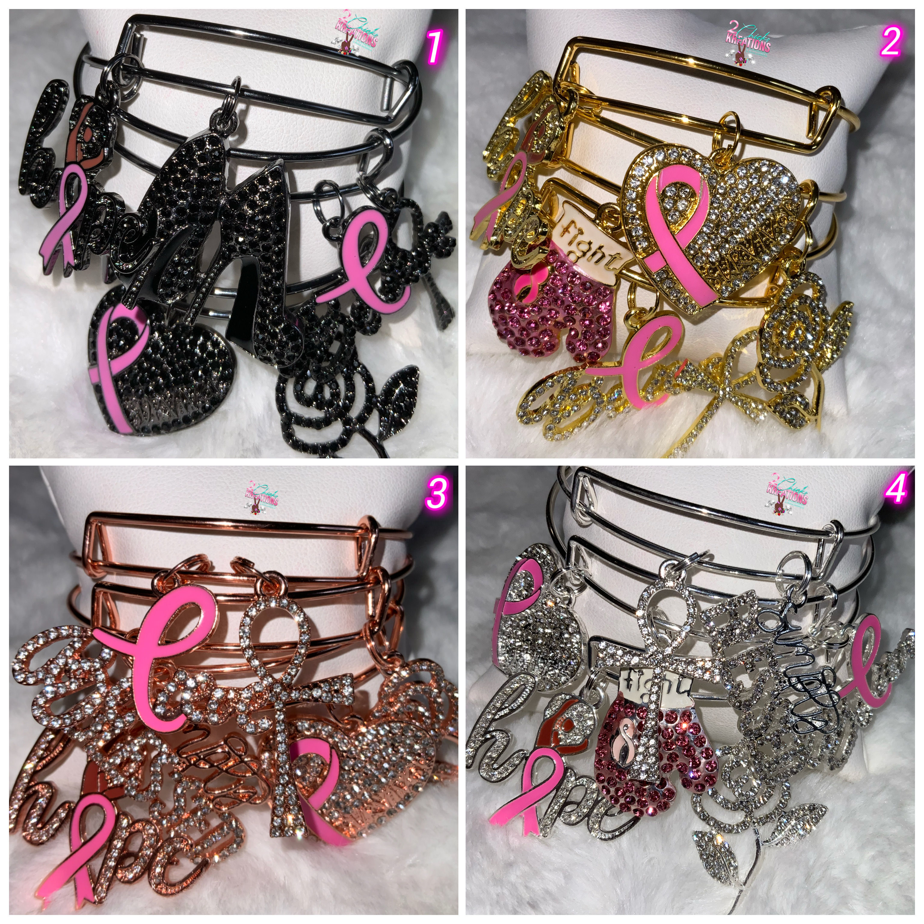 Cancer Awareness Bangles
