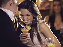 Woman Drinking Cocktail
