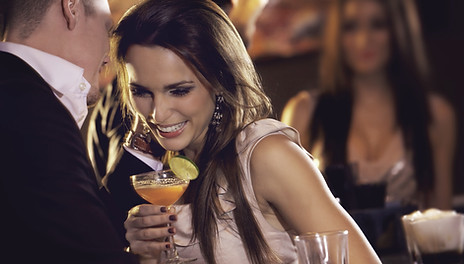 Woman Drinking Cocktail