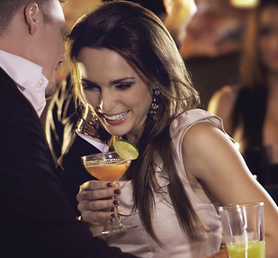 Woman Drinking Cocktail