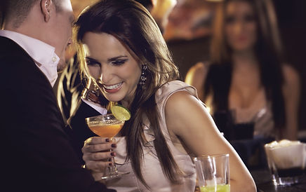 Woman Drinking Cocktail