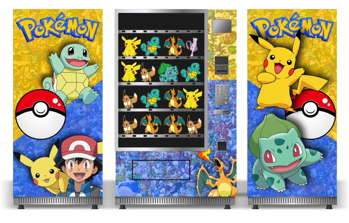 Custom Vending Machine Design & Wraps l | The Wrapster