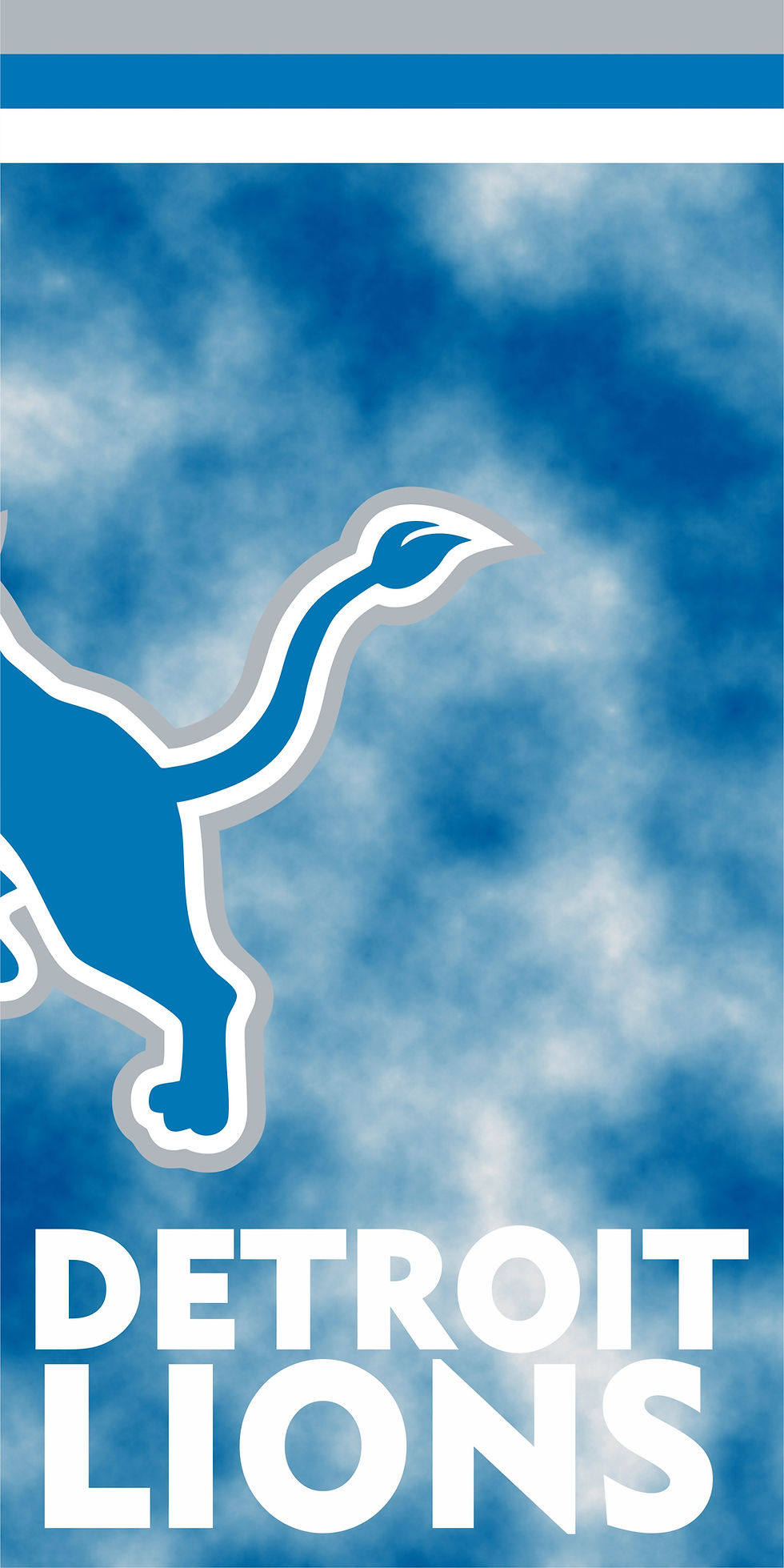 Detroit Lions cornhole wrap (2 prints) full